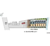 ★手数料０円★越谷市蒲生２丁目 月極駐車場